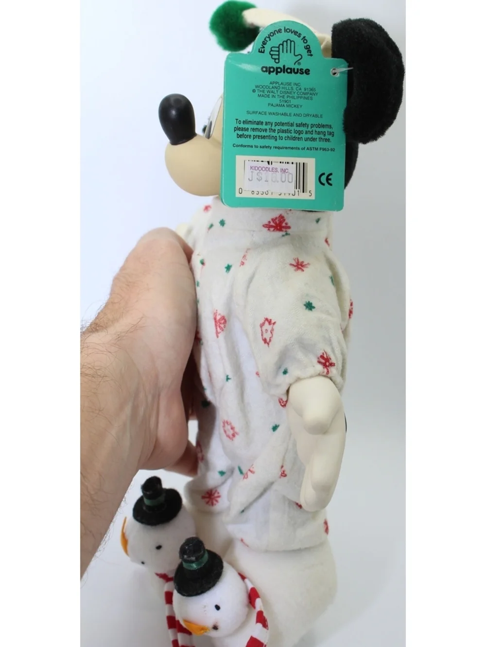 NWT VTG Disney Applause Pajama Mickey & Minnie Mouse Unlimited Plush Doll 2 Pcs.